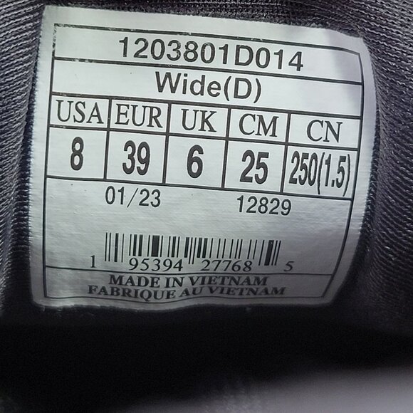 Brooks Ghost 15 Womens Size 8D WIDE Black Silver Athletic Running Shoes Sneakers - Picture 11 of 11